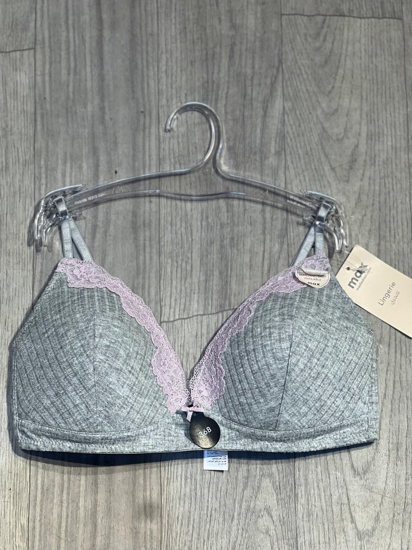 Bra Max.29 soft greyD