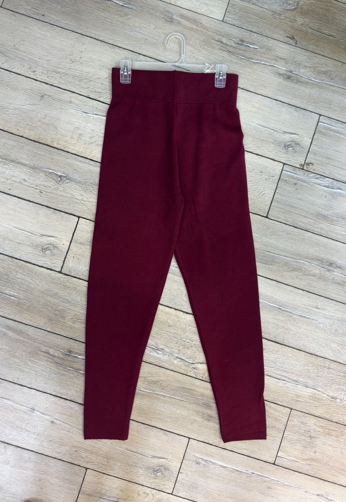 Tricot leggings burgundy