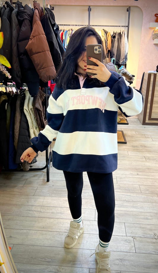 Sweatshirt Striped L-2
