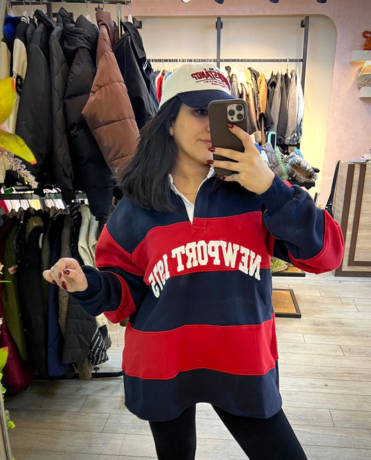 Sweatshirt Striped L-1