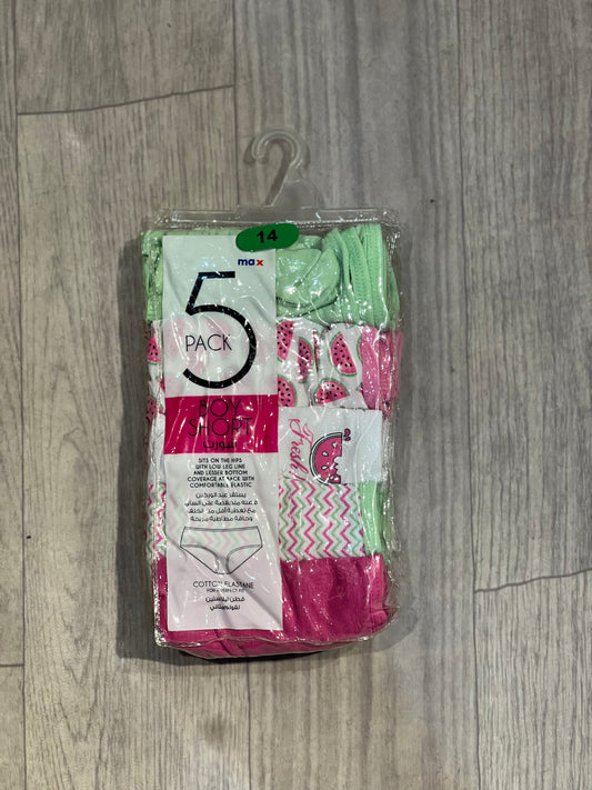 Pack of 5 panty MAX 8