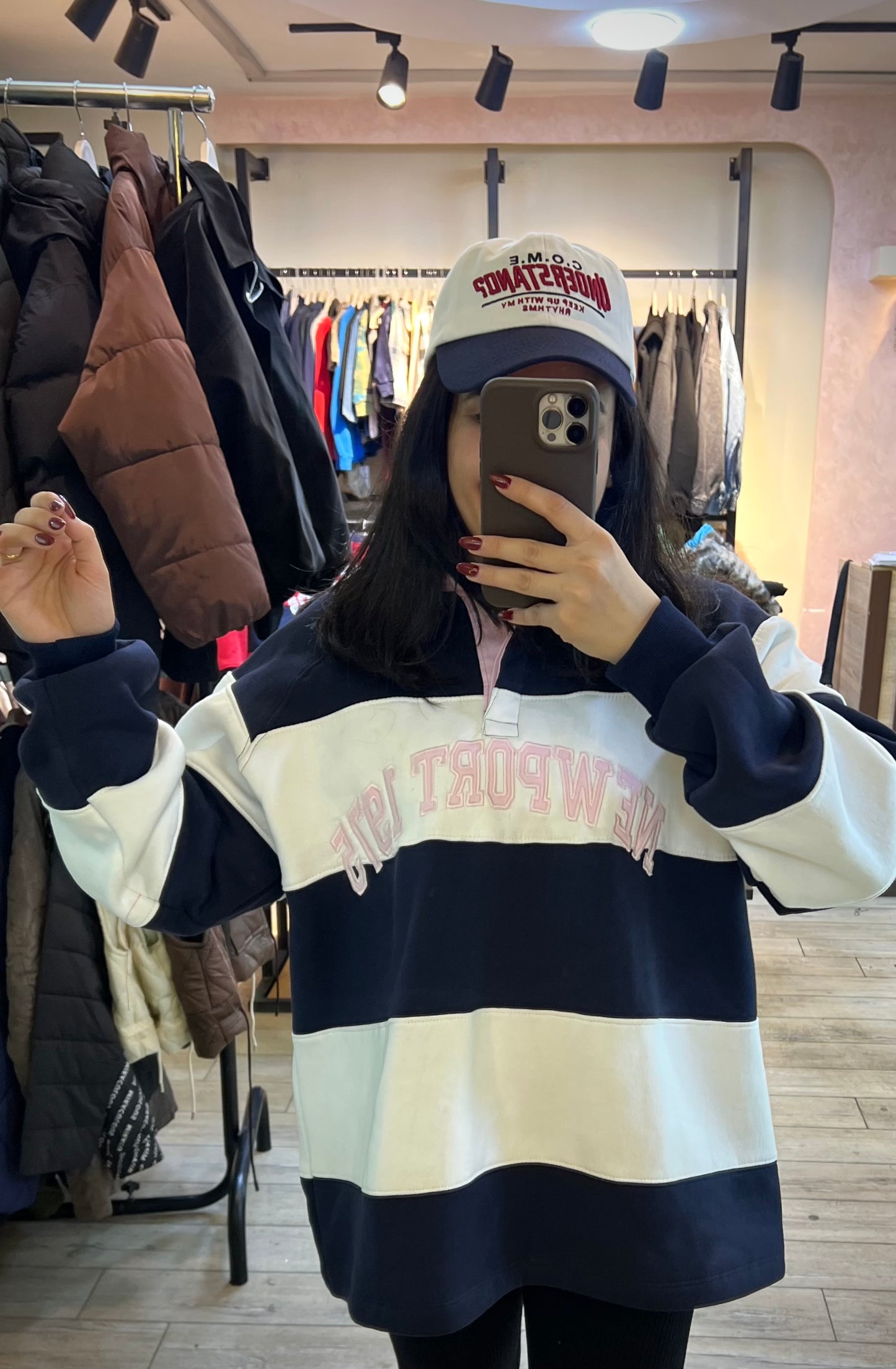 Sweatshirt Striped L-2