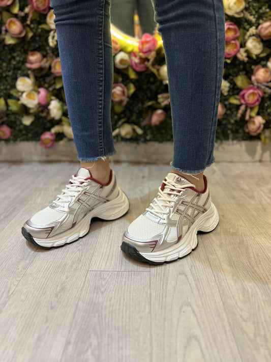 Asics Shoes Maroon