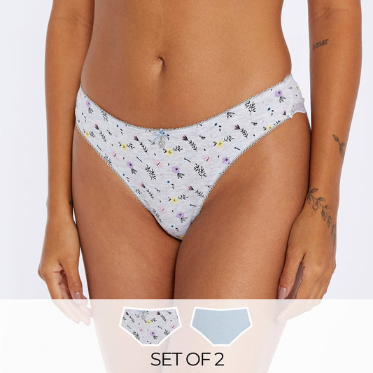 2 panties with dantel