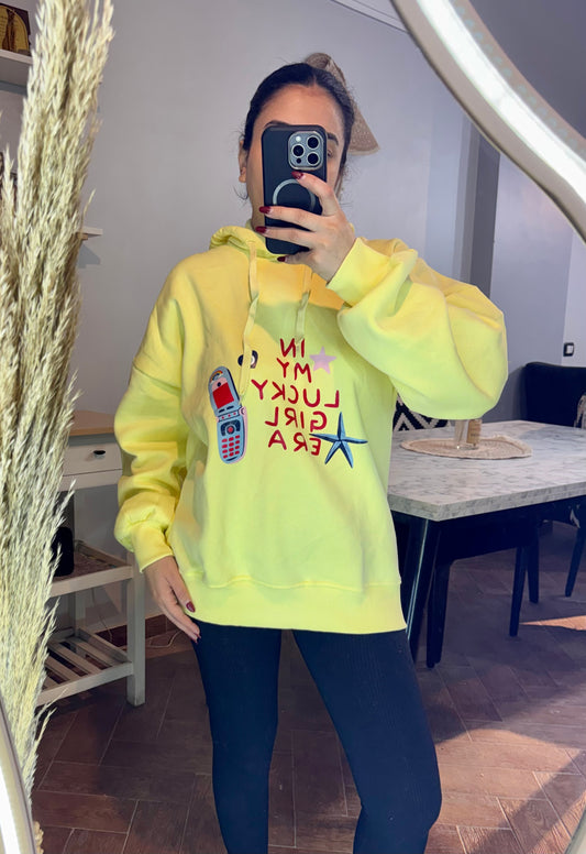Sweatshirt yellow L-1