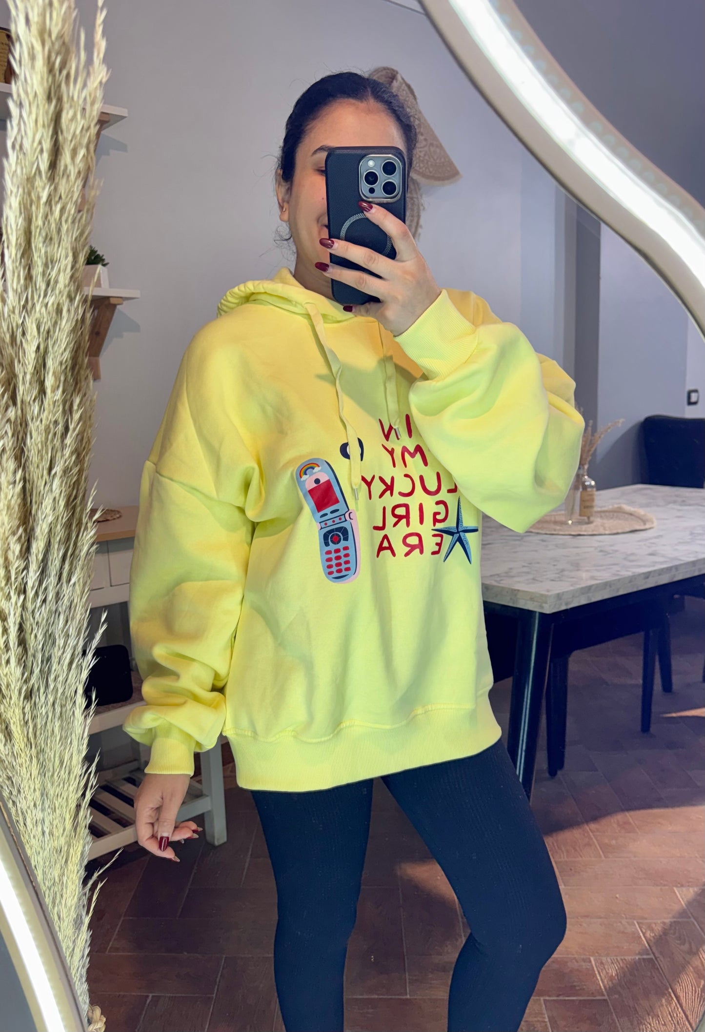 Sweatshirt yellow L-1