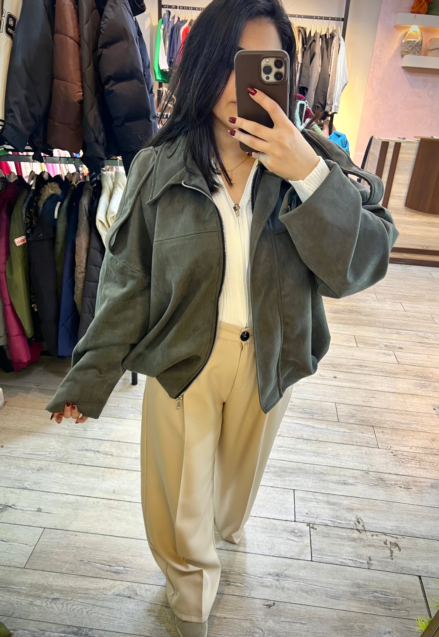 Jacket z sweede L -1