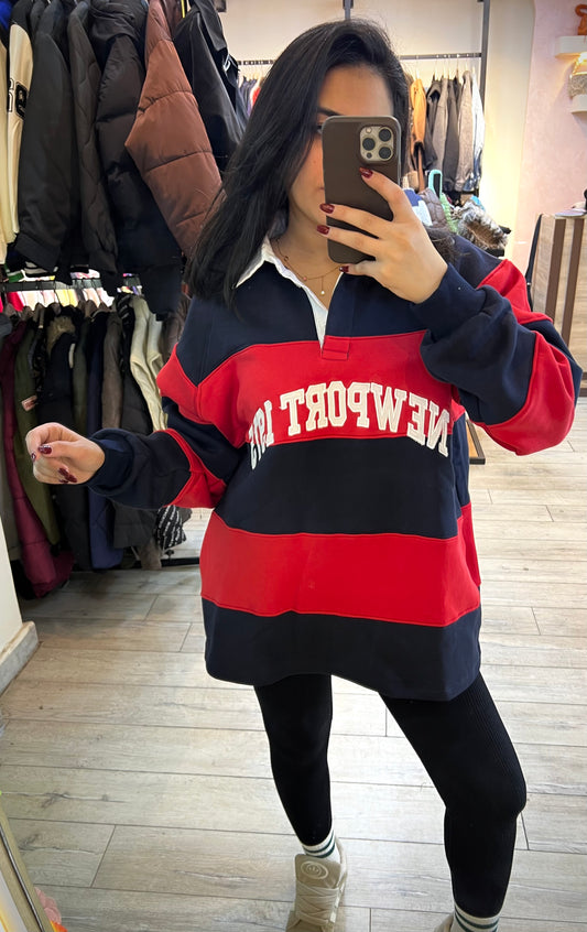 Sweatshirt Striped L-1