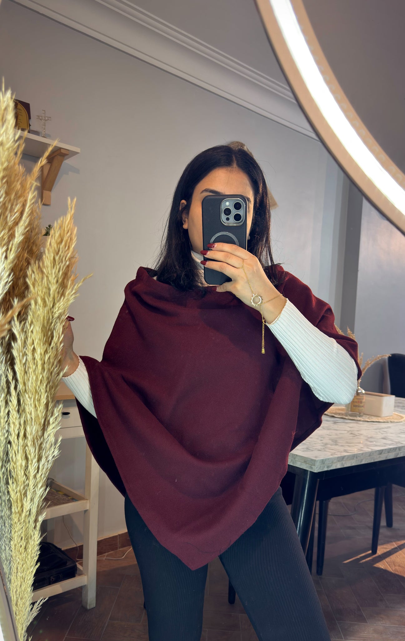 Scarf with collar L-3