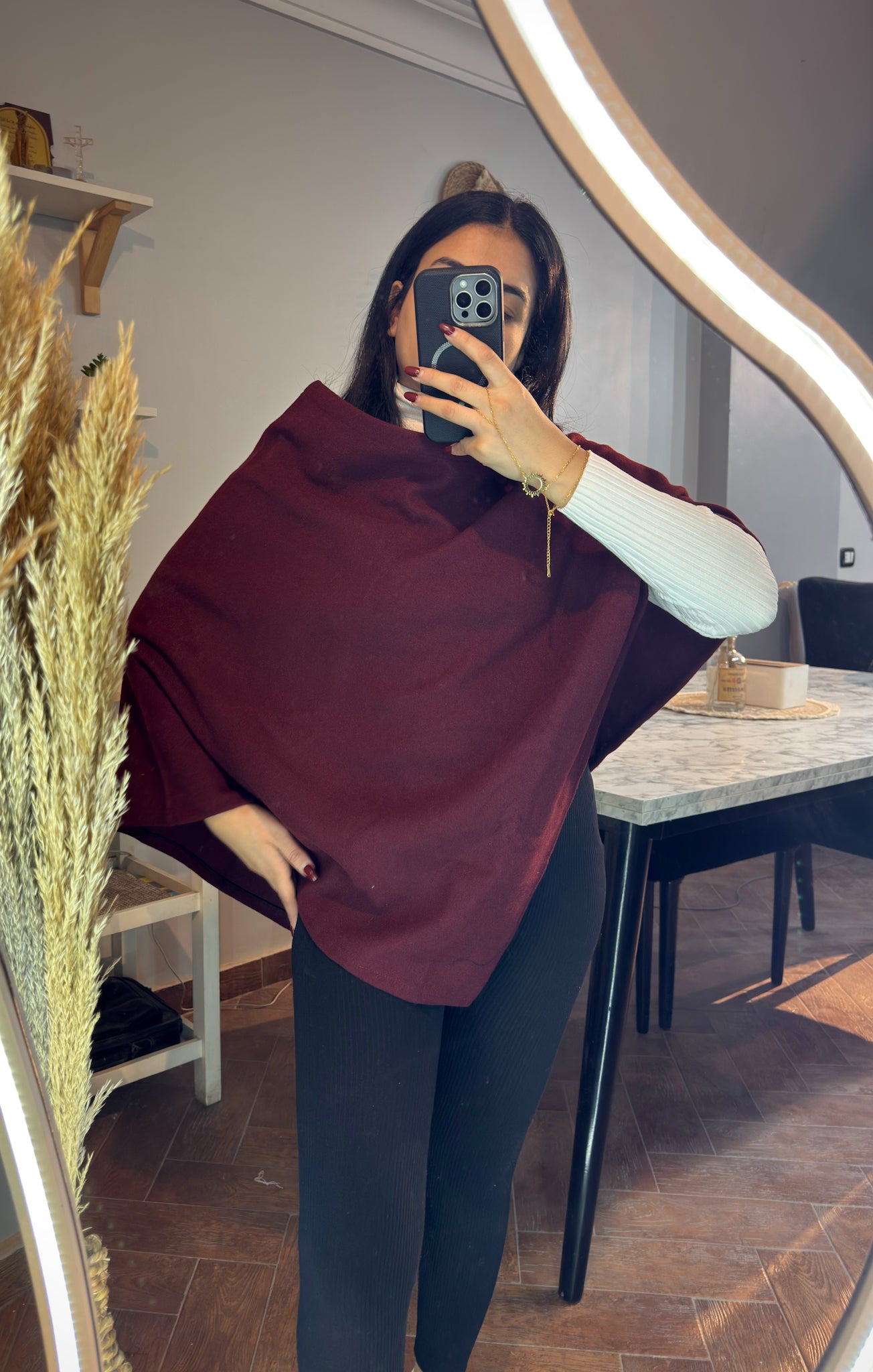 Scarf with collar L-3