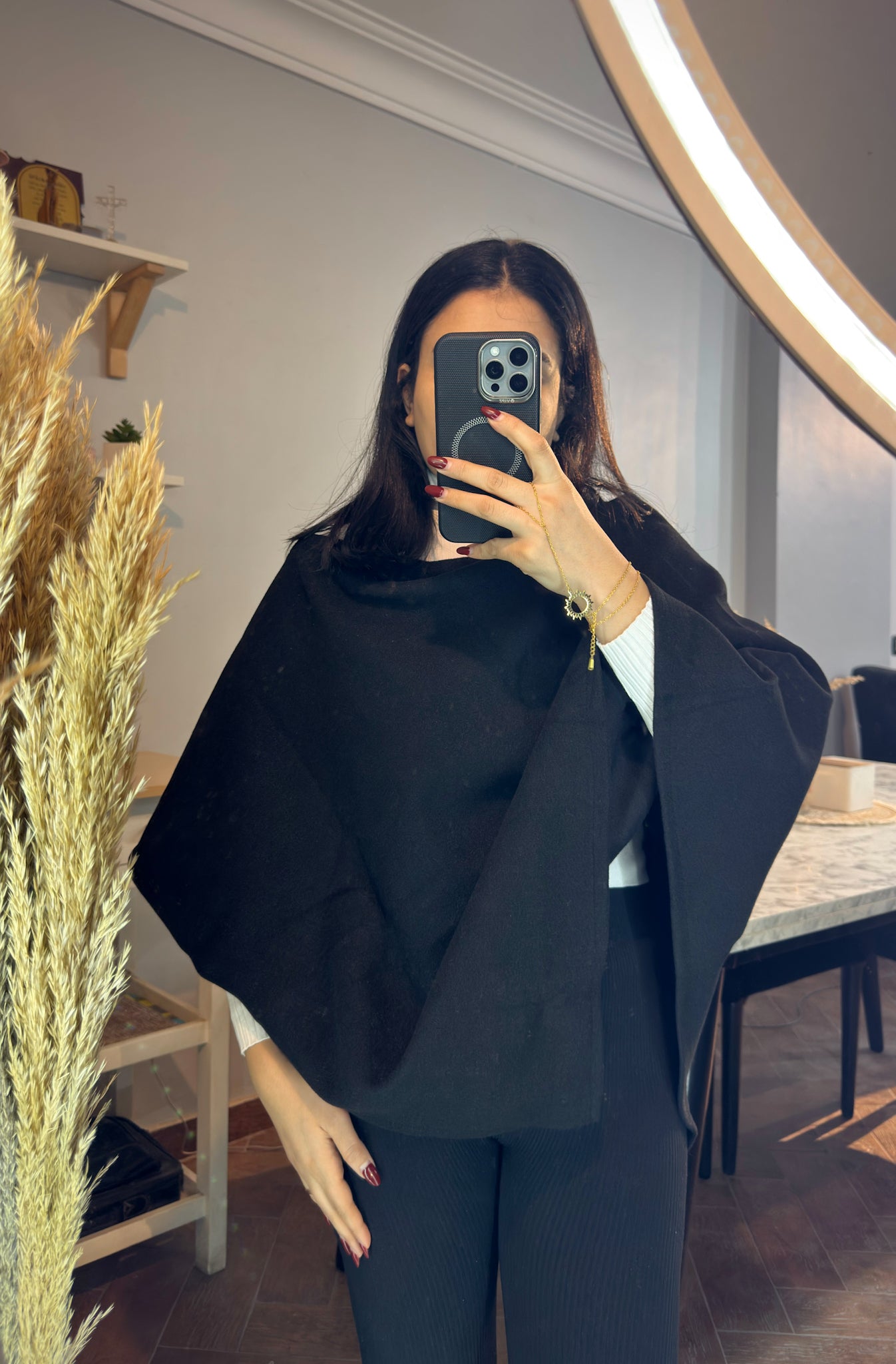 Scarf with collar L-1