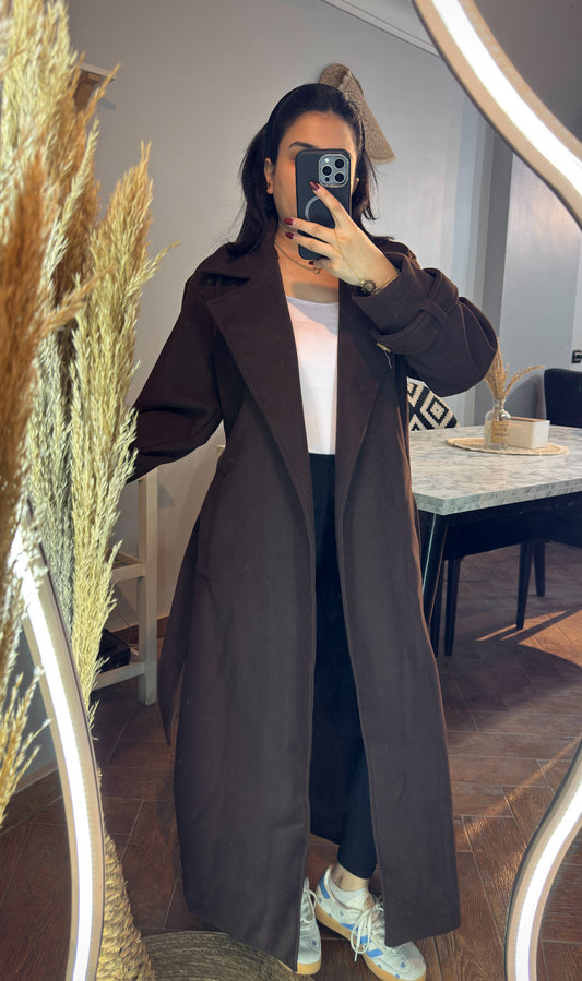 Coat with Belt L-1